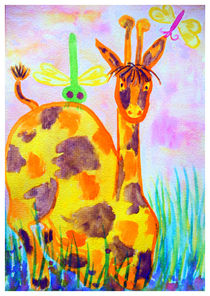 Giraffe by ursoluna art