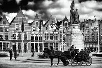 Market Square in Bruges by John Rizzuto