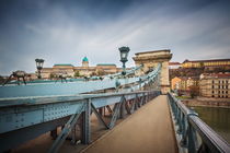 On the Chain Bridge by Zoltan Duray