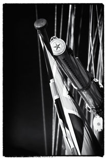 Flag Pole on the Yacht von John Rizzuto