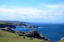 Meer Klippen Schottland von caladoart