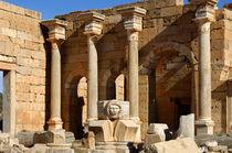 Medusenkopf, Leptis Magna, Libyen by gfc-collection