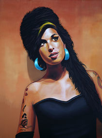 Amy Winehouse painting by Paul Meijering