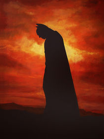 Batman painting von Paul Meijering