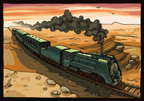 Steam Locomotive von Oleksiy Tsuper