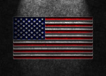 American Flag Stone Texture von Brian Carson