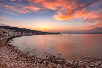 Sunset in Spetses island, Greece by Constantinos Iliopoulos