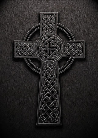 Celtic-knotwork-cross-leather-texture-5x7