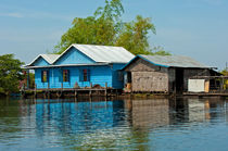Schwimmendes Dorf, Tonle Sap See, Kambodscha / Floating village on the Tonle Sap lake, Cambodia by gfc-collection