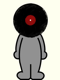 Vinylized!!! Vinyl Records DJ Retro Music Man by Denis Marsili