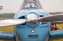 Blue Airplane Propeller von digidreamgrafix