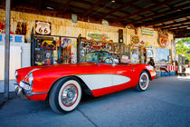 Route 66 - Corvette at Hackberry General Store by Dominik Wigger