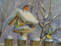 Vögel im Winter by Sabine Sigrist