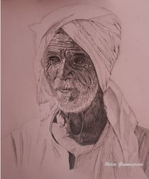 Egyptian old man by otilia-elena