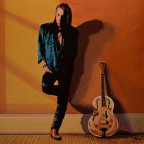 Chris Whitley painting by Paul Meijering