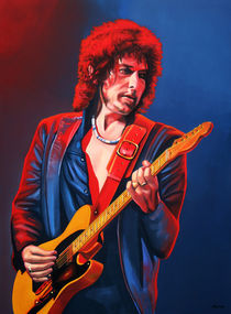 Bob Dylan painting by Paul Meijering