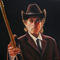 Bob Dylan 2 painting by Paul Meijering