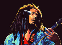Bob Marley painting von Paul Meijering