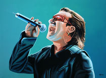 Bono of U2 painting von Paul Meijering