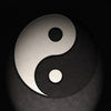 Ying-yang-symbol-leather-texture-old