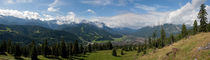 Panorameblick über Garmisch-Partenkirchen von Andreas Müller