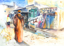 Street Scene in Morocco 01 by Miki de Goodaboom