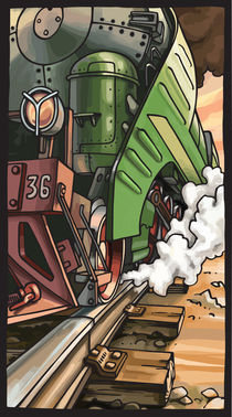 Steam Locomotive by Oleksiy Tsuper