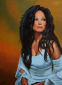 Diana Ross painting by Paul Meijering