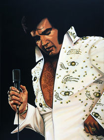 Elvis Presley painting von Paul Meijering