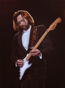 Eric Clapton painting by Paul Meijering