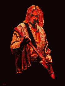 Kurt Cobain painting von Paul Meijering