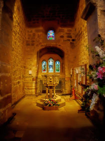 Interior of St Andrews Church, Corbridge von Louise Heusinkveld
