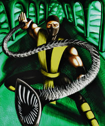 Scorpion Mortal Kombat fanart von Dora Vukicevic