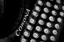 Vintage Corona Four Typewriter by Jon Woodhams