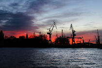 Port of Hamburg/Germany -Hafen Hamburg  von madle-fotowelt