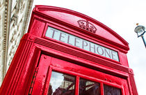 Telephonebox in London von davis