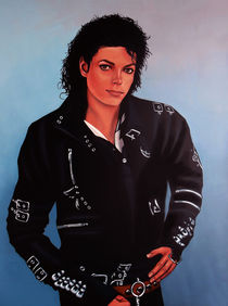 Michael Jackson Bad painting von Paul Meijering