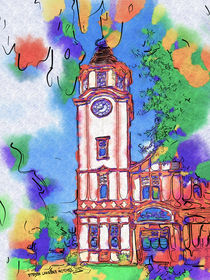 Tauranga Clock Tower von Stephen Lawrence Mitchell