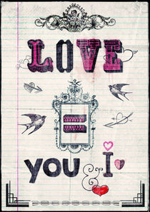 Love = You and I by Sybille Sterk