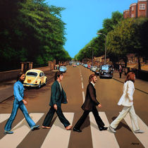 The Beatles Abbey Road painting  von Paul Meijering
