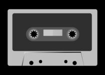 Retro Cassette Tape - Vintage Cool Music Art von Denis Marsili