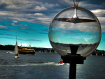 Sailing in Sydney Harbour von Stephen Lawrence Mitchell