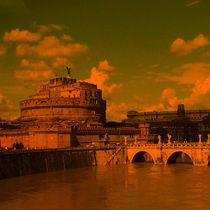 Rom, in dramtischem Licht von mehrfarbeimleben