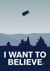My I want to believe minimal poster-tardis von chungkong