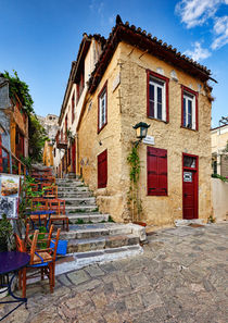 The famous Plaka in Athens, Greece by Constantinos Iliopoulos
