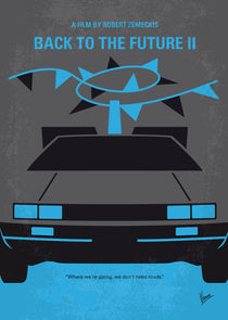 No183 My Back to the Future minimal movie poster-part II by chungkong