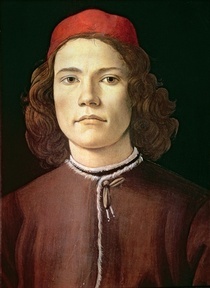Portrait eines jungen Mannes von Sandro Botticelli