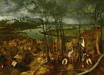 Der düstere Tag von Pieter Brueghel the Elder
