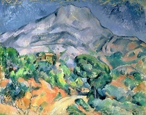 Mont Saint-Victoire von Paul Cezanne