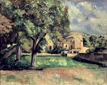 Bäume im Park, Jas de Bouffan von Paul Cezanne